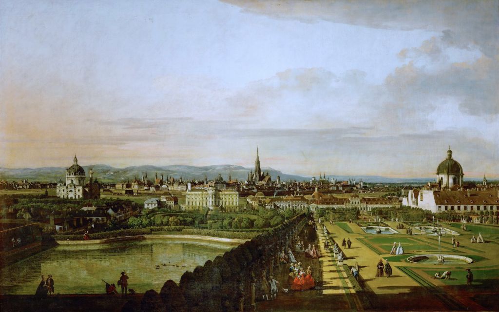 Canaletto-Blick auf Wien von Bernardo Bellotto